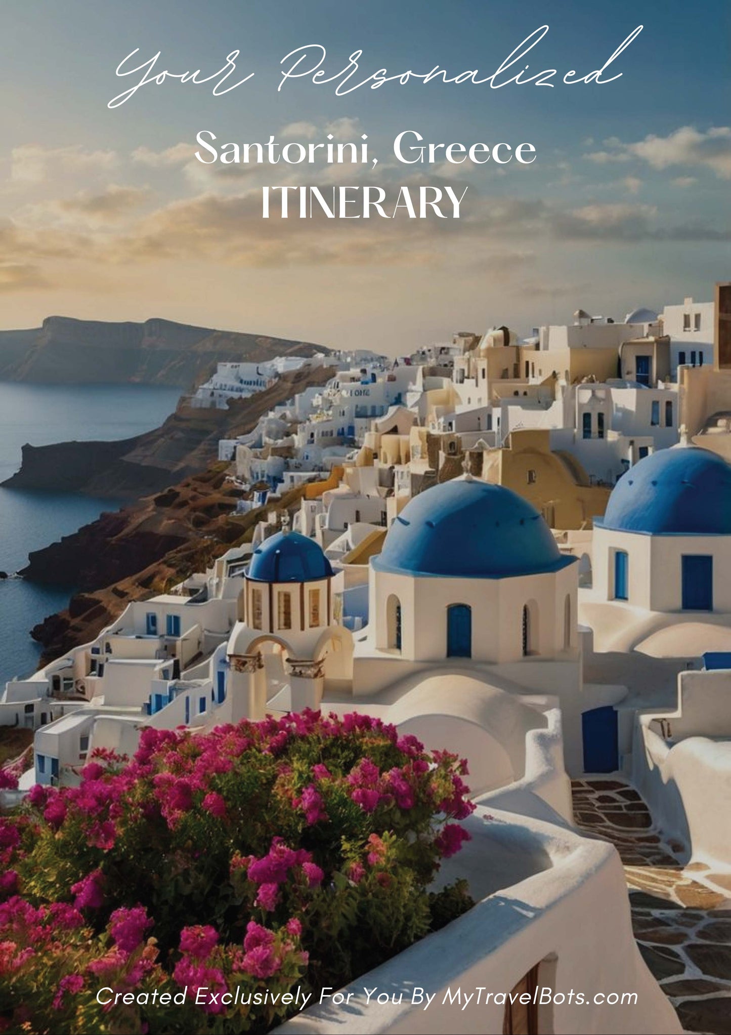 Personalized Travel-Itinerary Service Created Exclusively For You CoverPage MyTravelBotsCom