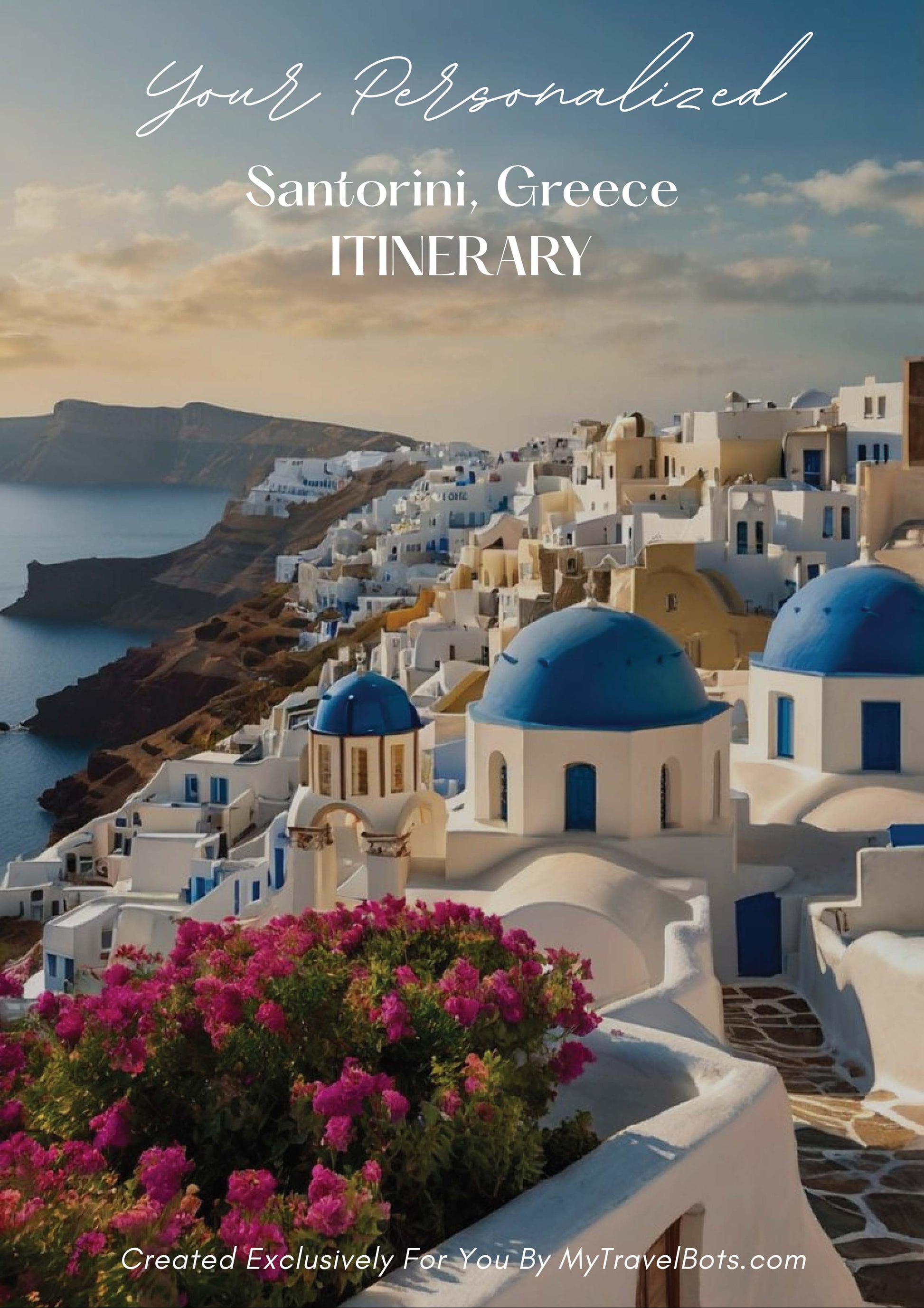 Personalized Travel-Itinerary Service Created Exclusively For You CoverPage MyTravelBotsCom