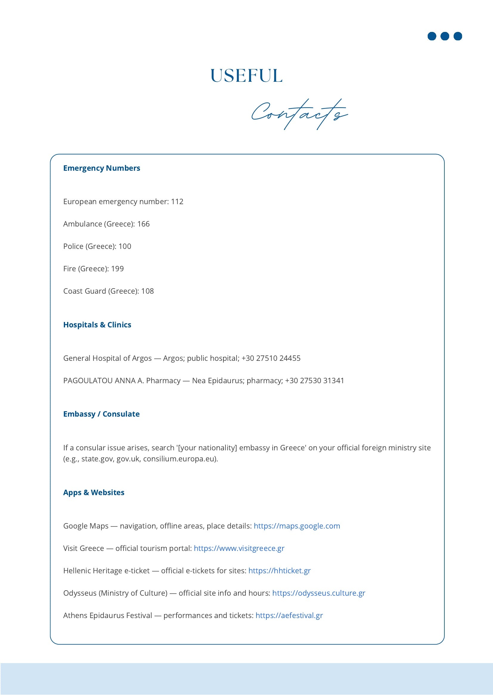 Personalized Travel Itinerary Service Created Exclusively For You Useful Contacts MyTravelBotsCom