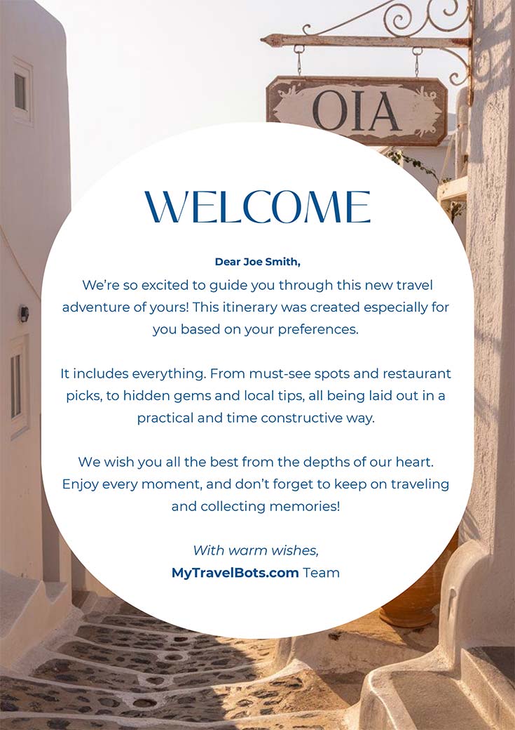 Personalized Travel-Itinerary Service Created Exclusively For You WelcomePage MyTravelBotsCom